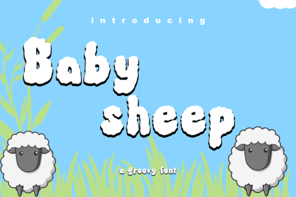 Baby Sheep Font for Creative Makers
