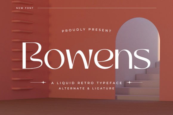 Bowens Font: Retro Style for Modern Brands