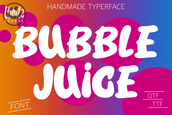 Bubble Juice Font