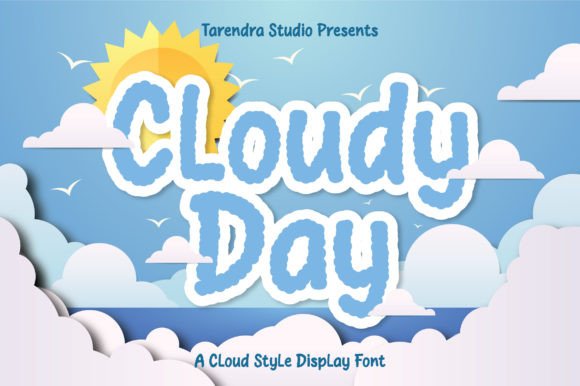 Cloudy Day Font for Creative Brands