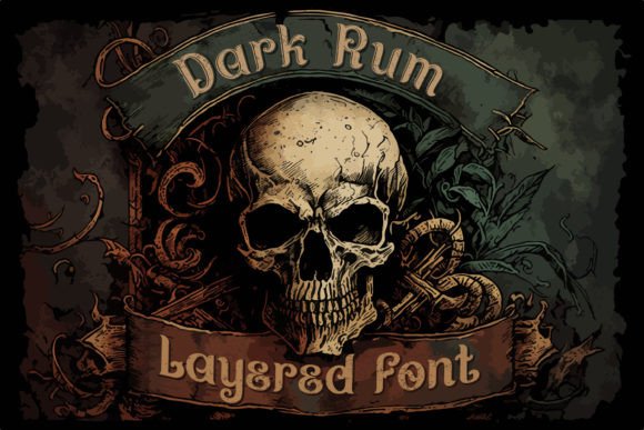 Dark Rum Font for Bold Branding