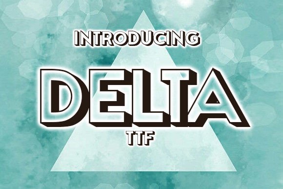 Delta: A Display Font for Web Design