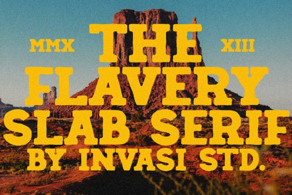 Flavery Font for Rustic Branding