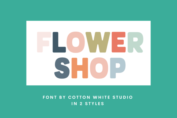 Flower Shop Font for Creative Makers