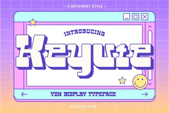 Keyute: Bold Display Font for Creative Projects