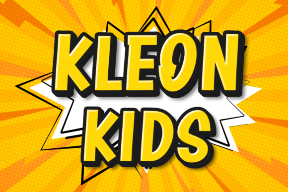 Kleon Kids Font for Bold Design