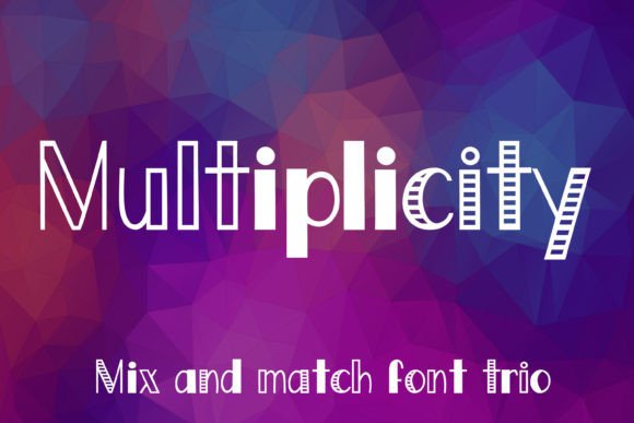 Multiplicity Font for Editorial Design