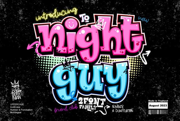 Night Guy Font for Bold Design