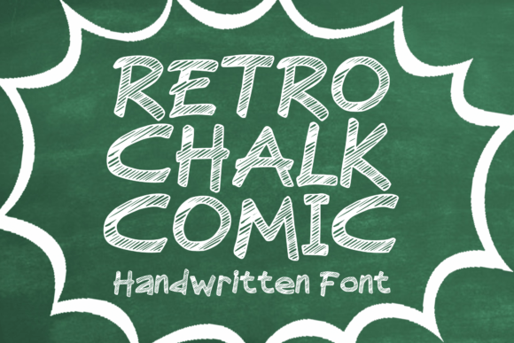 Retro Chalk Comic Font