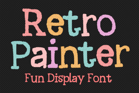 Retro Painter Font for Web Design