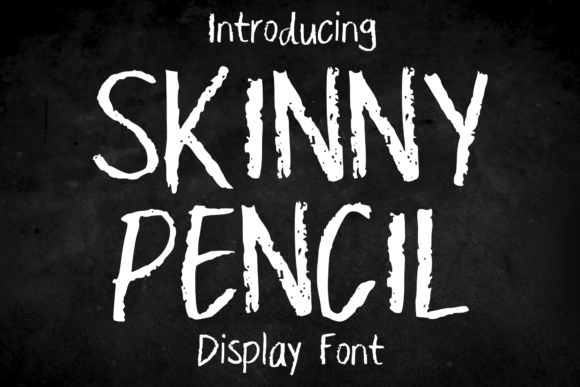 Skinny Pencil Font for Creative Projects