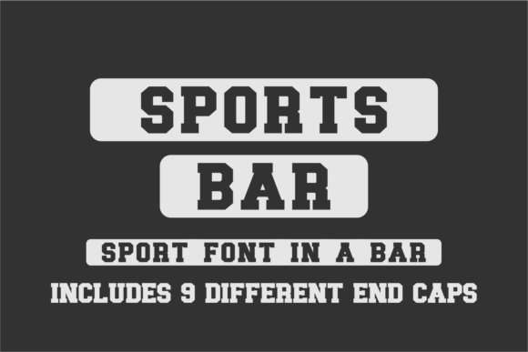 Sports Bar Font for Bold Web Design