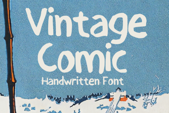 Vintage Comic Font for Creative Design