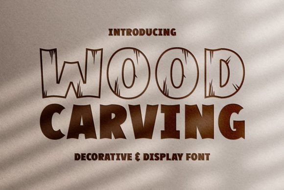 Wood Carving Font Review