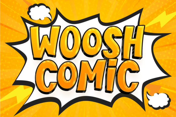 Woosh Comic Font for Bold Campaigns